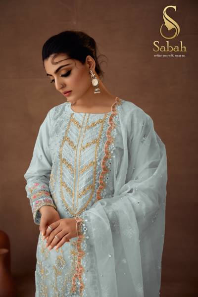 Riya By Sabah Designer Organza Ready To Wear Salwar Kameez Collection